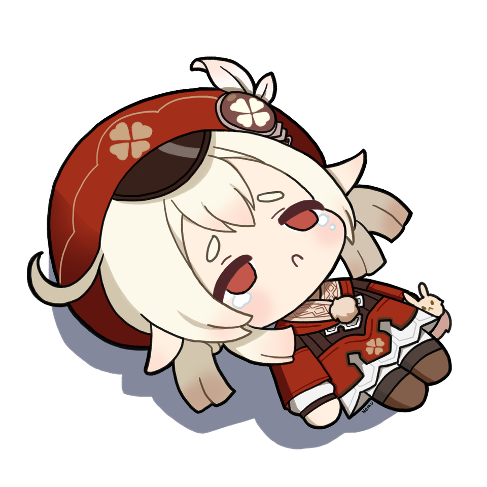 Klee Fallen Discord sticker