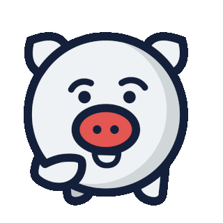 Piggy Kiss Discord sticker