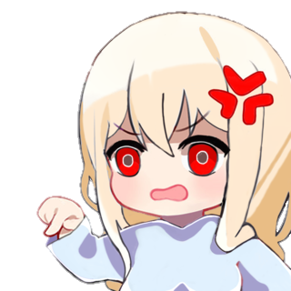 Annie Angry Discord sticker