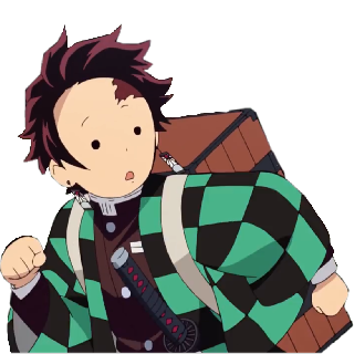 Tanjiro Run Discord sticker