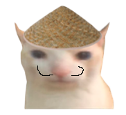 cat with SCHNURRBART Discord sticker