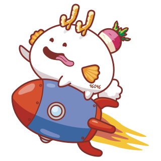 To the Moon! Discord sticker