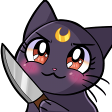 P2ULunasailorMoonknife Discord sticker