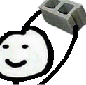 break head with brick Discord sticker