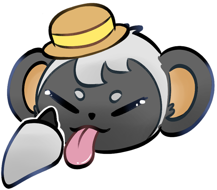 Niko tire la langue Discord sticker