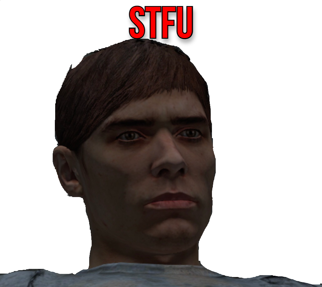 stfu Discord sticker