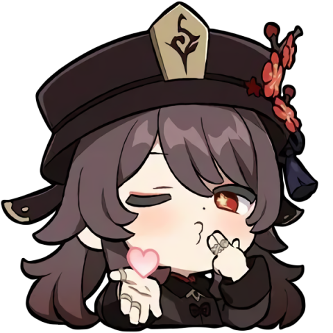 HuHeartKiss Discord sticker