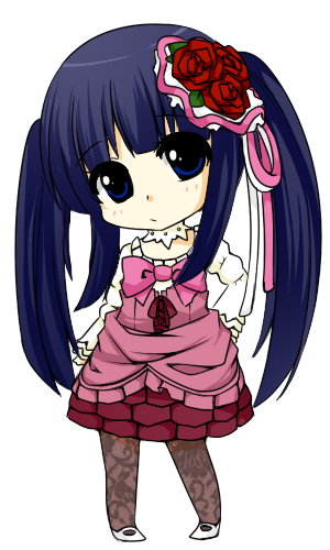Erika Chibi Cute Discord sticker