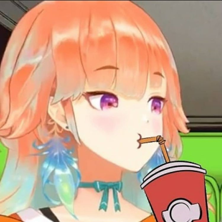 kiara minum Discord sticker