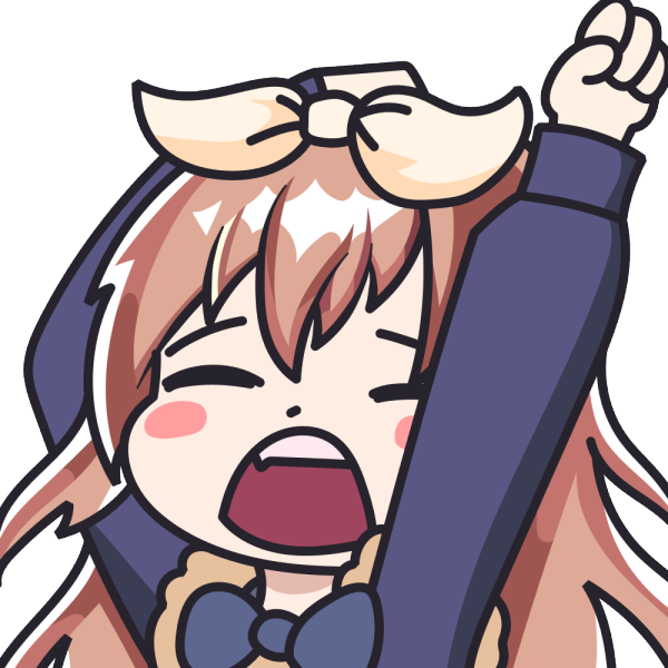 Asagao Stretch Discord sticker