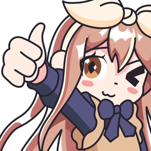 Asagao ThumbsUp Discord sticker