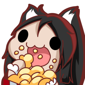 Cat-Popcorn Discord sticker