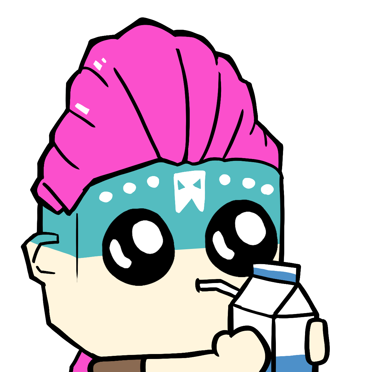 Fallon drinking milk Discord sticker