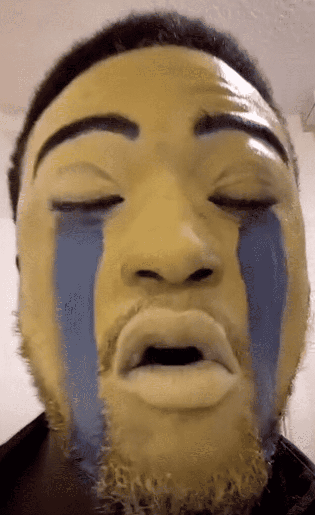 Cry man Discord sticker