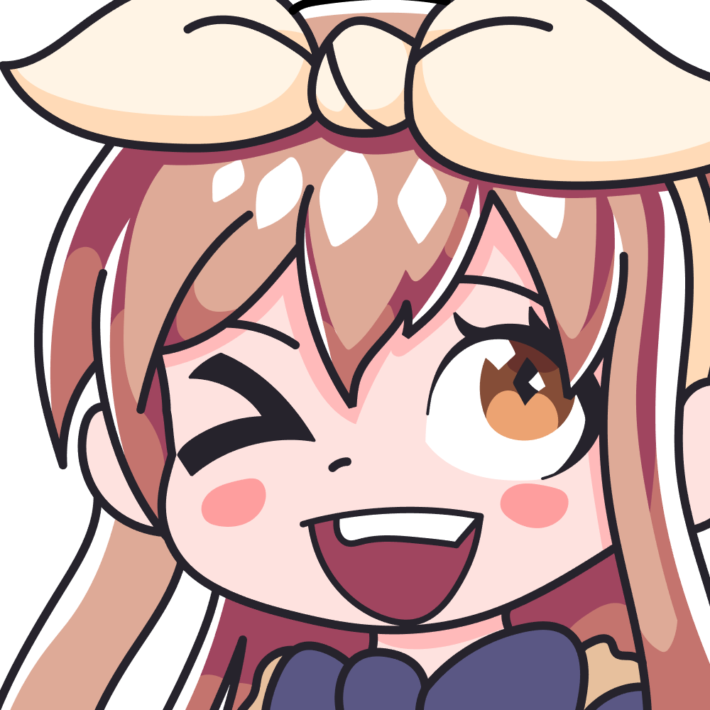 Asagao Wink Discord sticker