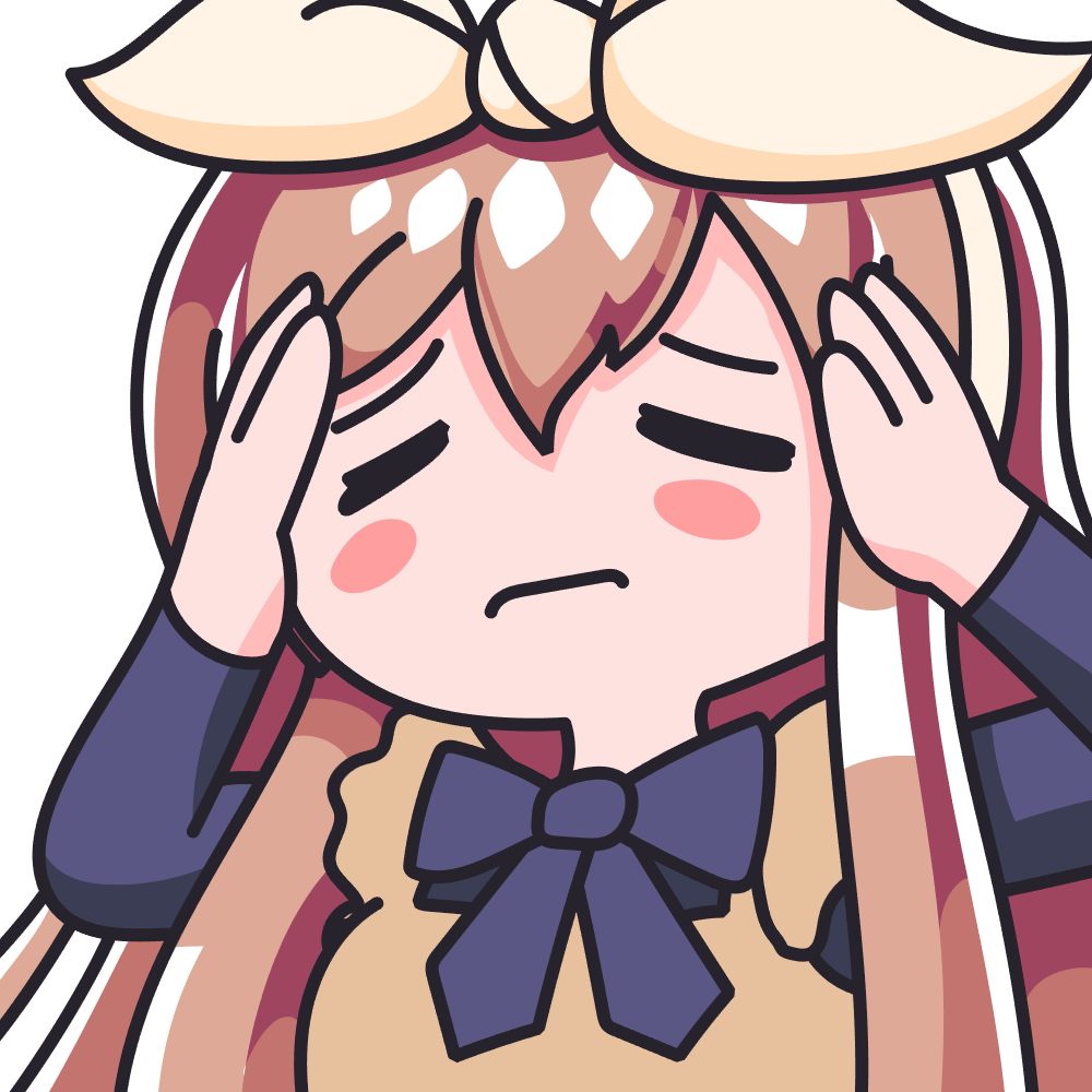 Asagao Despair Discord sticker