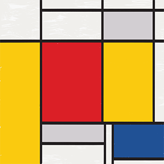 Mondrian Discord sticker
