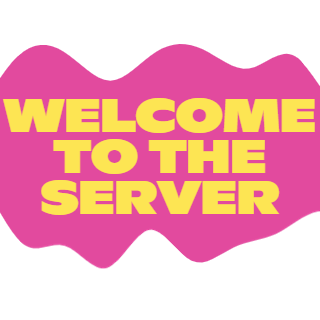 Welcome to the Server Discord sticker