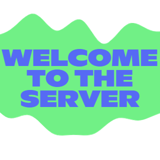 Welcome to the Server Discord sticker