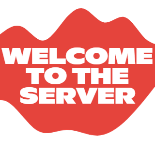 Welcome to the Server Discord sticker