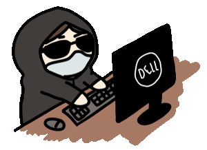 Dell Typing  Discord sticker