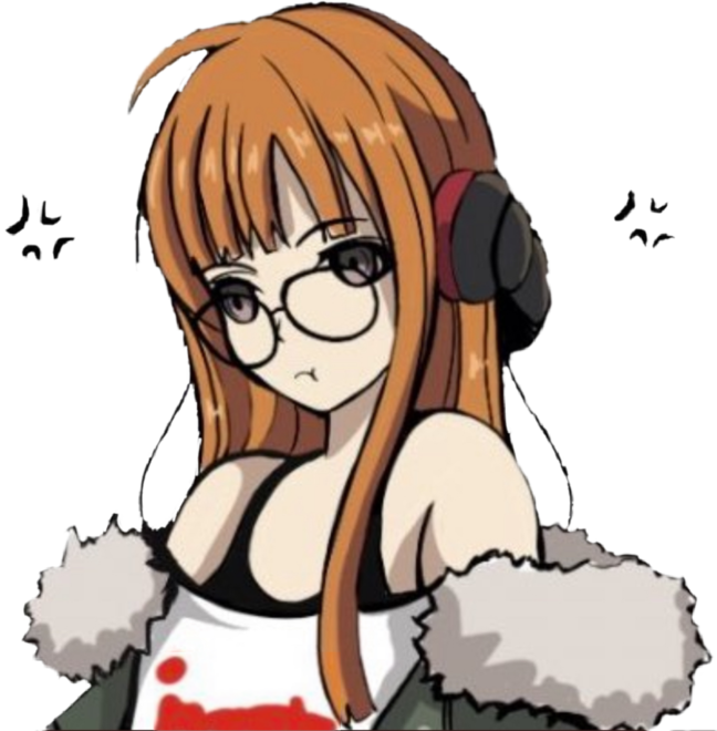 FutabaPout Discord sticker