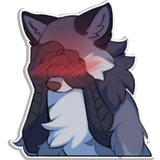 Atlas Embarassed Discord sticker