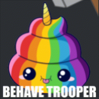 Behave Trooper! Discord sticker