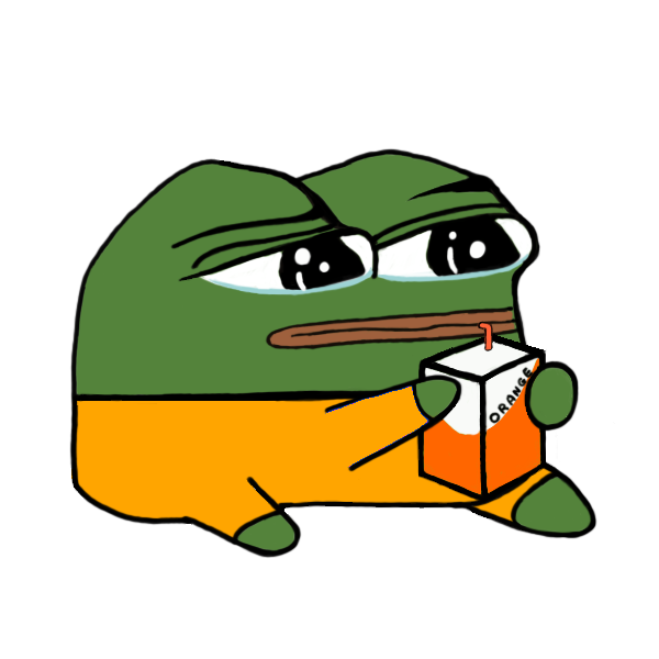 Drink Pepe Discord sticker