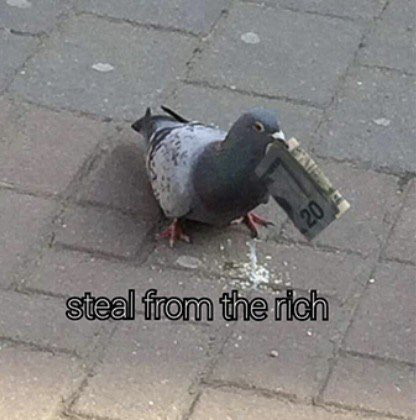 Stealing from the rich