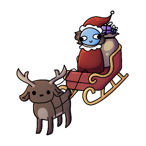 Santa Wisp  Discord sticker