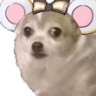 Nervous Furry Cosplay Discord sticker