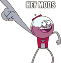HEY MODS Discord sticker