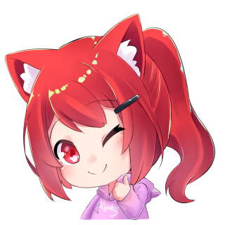 Kyoko Thumbs Up Discord sticker
