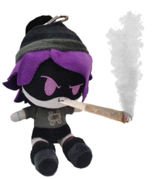 Uzi With Comically Large Blunt