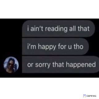 Ain'treading Discord sticker