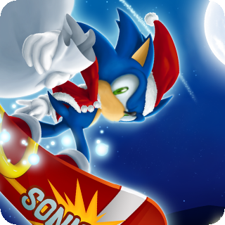 santa-sonic Discord sticker