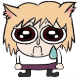 neco arc sad Discord sticker