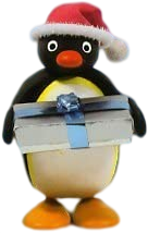 Pingu Gift  Discord sticker
