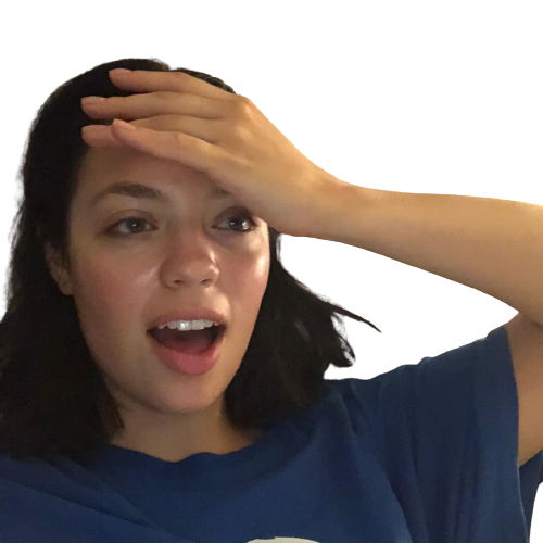 claudia shocked Discord sticker