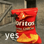 Dorito Gun Yes Discord sticker