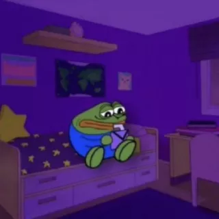sadge sip Discord sticker