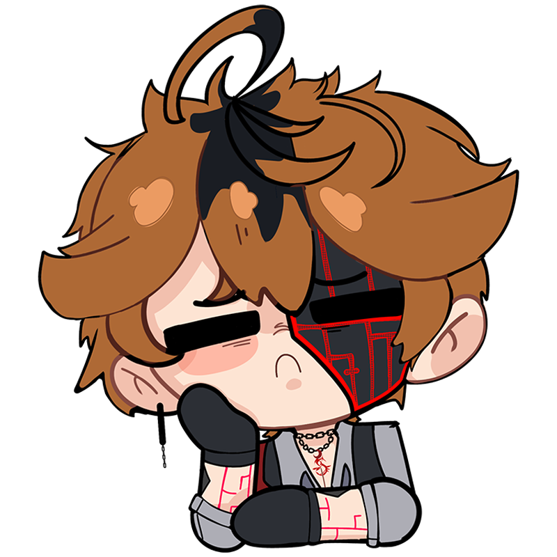 Childe Frown (Nicx Celestia) Discord sticker