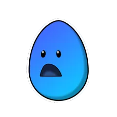 sad egg Discord sticker