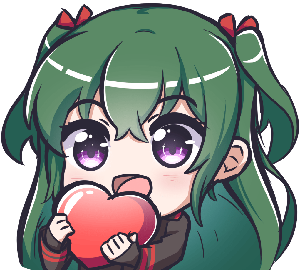 Lenalee loves you Discord sticker