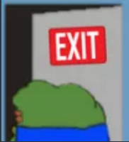 Exit bye Discord sticker