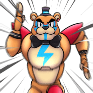 Press "Q" To Call Freddy Discord sticker