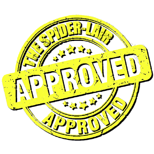 The Spider-Lair Approved Discord sticker