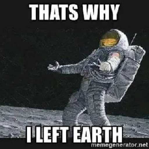 thats why i left earth Discord sticker