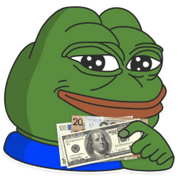 Money Frog Discord sticker